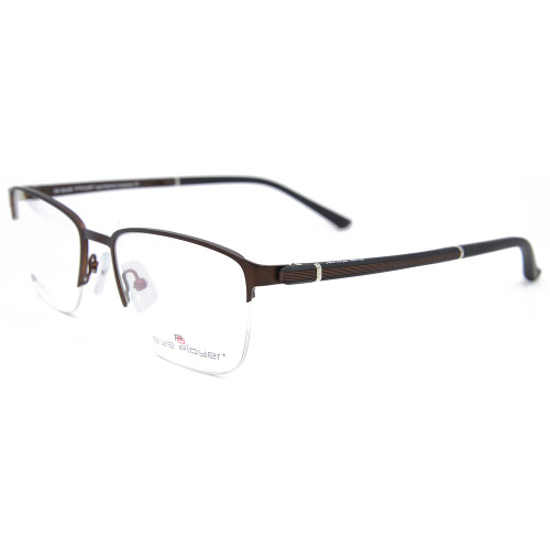 Venta al por mayor Nuevo modelo de diseño de moda estilo tr90 Spectacle Frame metal marcos de vidrios ópticos para hombres