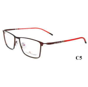 En gros vente chaude Durable Qualité Usine personnalisé Spectacle Frame en métal lunettes optiques montures pour hommes