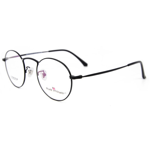 Venta caliente de alta calidad de diseño de moda Marco de gafas de titanio redondo gafas ópticas marcos para adultos