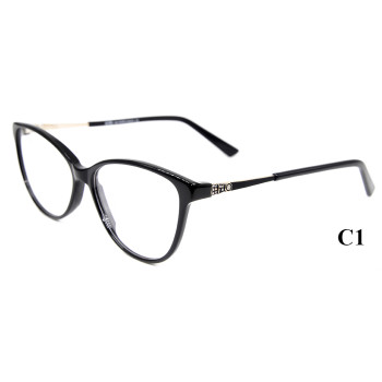 Wholesale High quality New model fashion style eyewear diamond acetate Optical glasses Frame for ladies