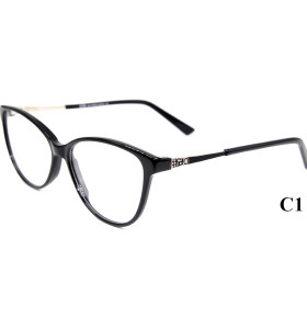 En gros de haute qualité Nouveau modèle de mode de mode de lunettes de vue acétate de diamant lunettes optiques Frame pour dames