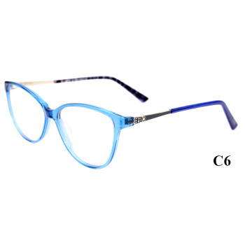 Wholesale High quality New model fashion style eyewear diamond acetate Optical glasses Frame for ladies