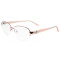 Wholesale Latest Model Spectacle frame Factory custom fashion Metal optical glasses frames for women