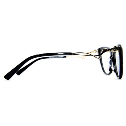 Marcos al por mayor de las gafas del acetato de las gafas de la moda de la decoración del diamante del metal para las mujeres