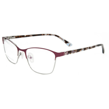 Wholesale Latest model vogue design eyewear Hot sale metal Optical glasses Frame for women ladies