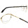 Vente chaude dernier modèle de lunettes de mode en métal Demi-cadre Cat eye Lunettes optiques Cadres pour dames
