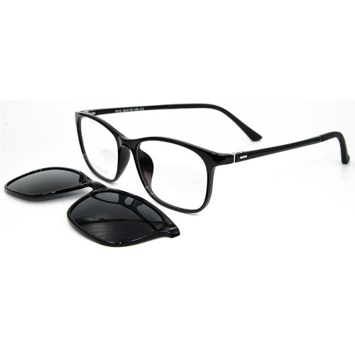 Dernier modèle Fashion design TR90 Frame Clip magnétique sur le cadre de lunettes de soleil avec lentille polarisée pour adultes