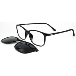 أحدث طراز تصميم الأزياء TR90 إطار كليب على النظارات الشمسية الإطار مع عدسة الاستقطاب للبالغين