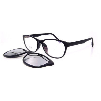 Portable Magnetic sunglasses Ultem Optical Frame Clip On Sunglasses with Polarized Lens men women