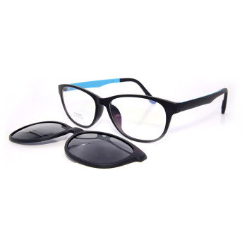 Portable Magnetic sunglasses Ultem Optical Frame Clip On Sunglasses with Polarized Lens men women