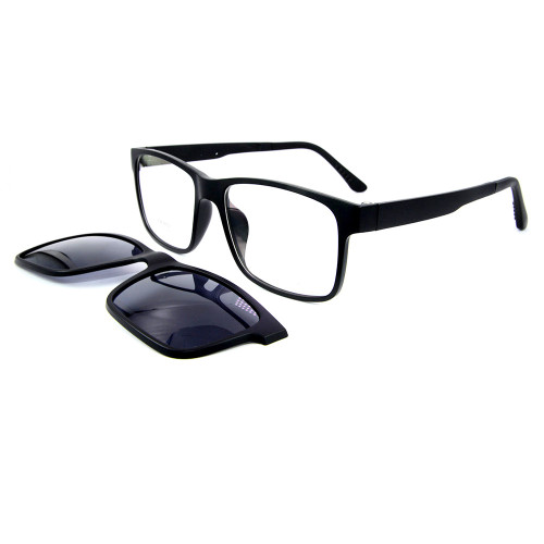 Clip magnético del marco óptico popular de las gafas de sol TR90 de los adultos en las gafas de sol con la lente polarizada