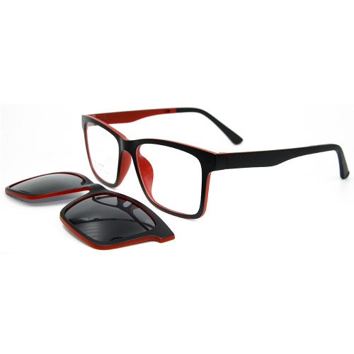 Las mejores gafas de sol de calidad de la venta caliente clip óptico magnético de Ultem en gafas de sol con lentes polarizadas