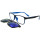 Agrafe magnétique de cadre durable de lunettes de soleil Ultem faites sur commande sur des lunettes de soleil avec la lentille polarisée