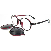 European Durable high End Ultem Sunglasses Frame Magnetic Clip On Sunglasses with Polarized Lens