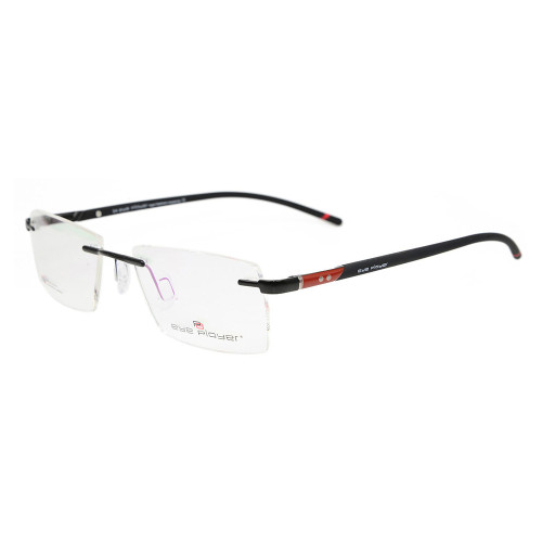 رواج تصميم جديد جودة دائمة بدون شفة نظارات معدنية مربع النظارات البصرية إطارات للرجال