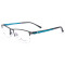 Latest new fashion style top selling halfrim eyewear metal square optical glasses frames for men