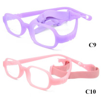 Wholesale hot sale soft children spectacle frame 14 colorful TR90 Flexible baby kids optical frame
