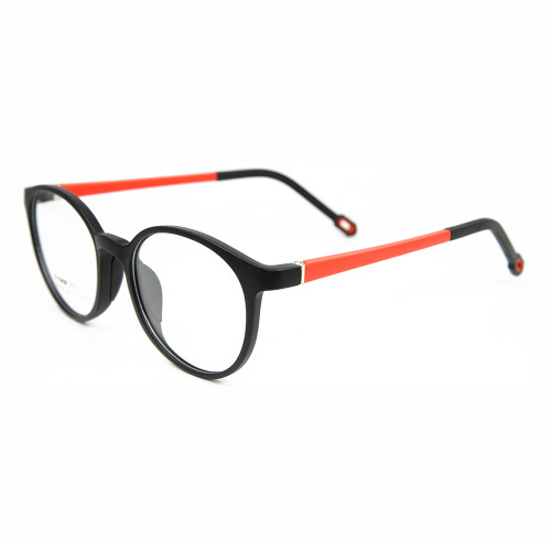 Yeni özel TR90 Moda renkli Yuvarlak gözlük çerçevesi Esnek Çocuklar Optik Gözlük Çerçeveleri