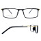 Latest  Fashion Design Adults metal eyewear high quality Ultra Light TR90 optical glasses frames for gentlemen