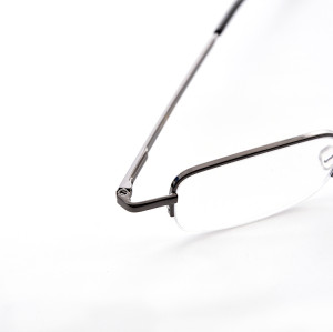 أفضل نوعية الساخن بيع الكلاسيكية للطي نظارات القراءة البصرية المعدنية مع حالة للرجال النساء