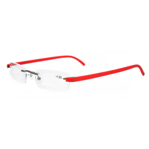 نموذج جديد حار بيع تصميم جودة عالية المعادن TR90 إطار نظارات القراءة البصرية مع القضية