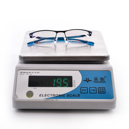 Top vente nouvelle conception vogue durable lunettes de qualité en métal carré optique montures de lunettes pour hommes