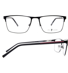 أحدث طراز الأزياء أعلى بيع دائم النظارات المعدنية مربع النظارات البصرية إطارات للرجال