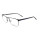 أحدث طراز الأزياء أعلى بيع دائم النظارات المعدنية مربع النظارات البصرية إطارات للرجال