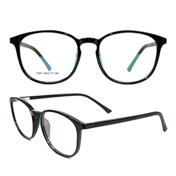 أحدث الأزياء الكبار نمط دائم جولة النظارات الترا ضوء TR90 النظارات البصرية إطارات للرجال
