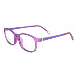 La nouvelle conception de modèle de mode TR90 lunettes de poids léger encadre la monture de lunettes optique douce pour les enfants