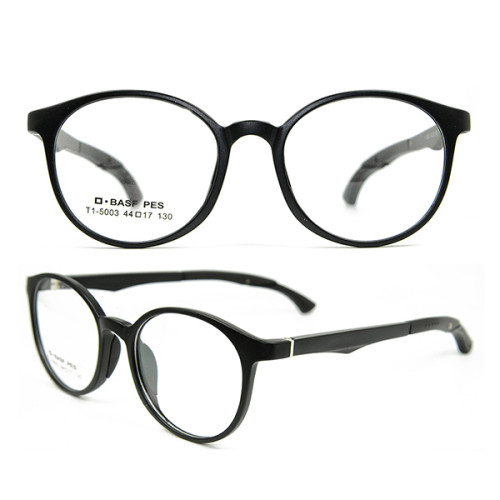 Marco de anteojos de alta calidad para gafas TR ajustables ópticamente redondos Marcos de lentes ópticos para niños