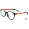 Top quality soft TR eyeglasses frame Adjustable temple Round optical eyewear frames safe for kids