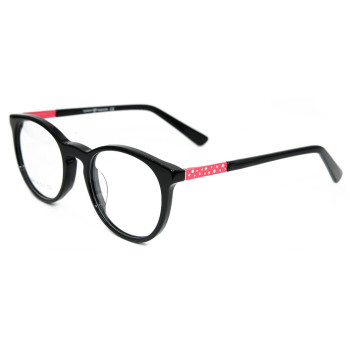 Latest model fashion custom children Spectacles Round Acetate Optical Eyeglasses Frame for kids