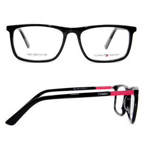 En gros de style de mode carrés enfants lunettes cadre coloré acétate lunettes optiques montures