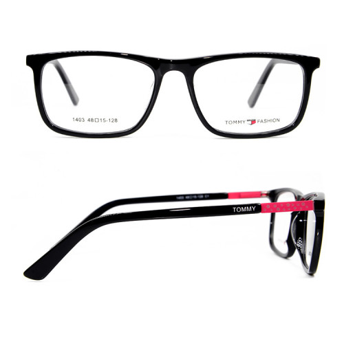 En gros de style de mode carrés enfants lunettes cadre coloré acétate lunettes optiques montures