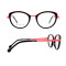 New china factory custom round cat eyeglasses acetate metal eyewear optical frames for children