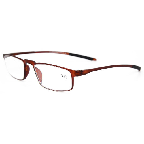 جودة النظارات الأزياء الناعمة بسيط أسلوب إطارات TR90 نظارات القراءة البصرية رقيقة للرجال والنساء