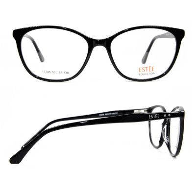Ready stock new fashion design hand made eyewear frames thin acetate optical eyeglasses for women