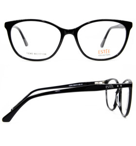 Ready stock new fashion design hand made eyewear frames thin acetate optical eyeglasses for women