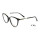 Dernier modèle chaud vente vogue chat lunettes de vue mince acétate diamants métalliques montures optiques pour les femmes