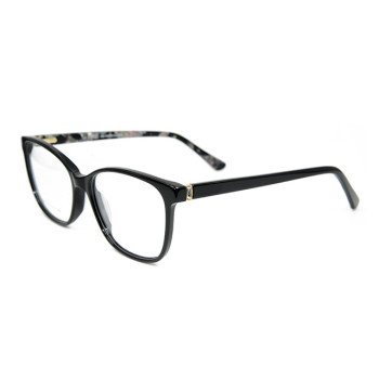 Hot sale high quality simple fashion style women spectacle frames acetate optical eyeglasses for lady