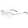 Marco de gafas ópticas de metal de estilo de moda de venta superior nuevo diamante halfrim marcos de gafas para mujer