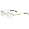Top sale new fashion style diamond halfrim eyewear frames metal optical glasses frame for woman