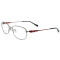 New factory custom fashion luxury design spectacle frames comfortable metal optical eyeglasses