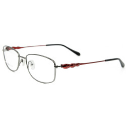 مصنع جديد مخصص الأزياء الفاخرة تصميم النظارات إطارات معدنية مريحة النظارات البصرية