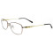 New factory custom fashion luxury design spectacle frames comfortable metal optical eyeglasses