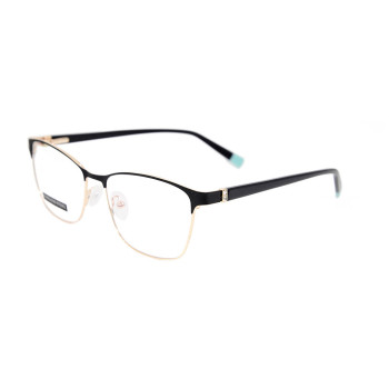 Wholesale popular fashion design diamond women eyeglasses metal optical eyewear frames for ladies
