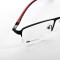 New model fashion style halfrim metal eyewear frames TR90 temple optical eyeglassframe for man