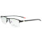 Wholesale new model durable metal eyeglasses tr90 soft flexible halfrim optical frame men