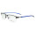 Venta al por mayor nuevo modelo durable metal gafas tr90 suave flexible halfrim marco óptico hombres
